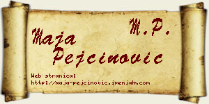 Maja Pejčinović vizit kartica